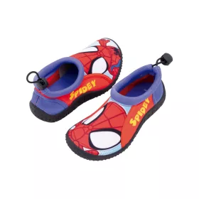 Spidey gyerek vízicipő – Pókember mintás, piros-kék, csúszásmentes talppal (28)