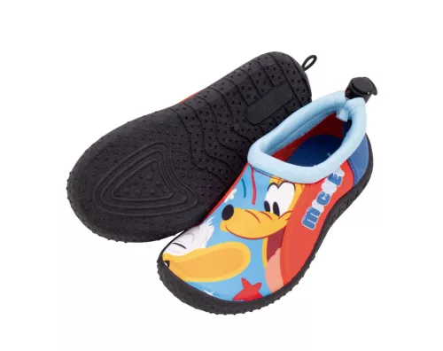 Gyerek vízicipő Mickey egér és Plútó mintával – piros-kék színben-28