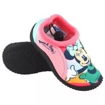 Gyerek vízicipő Minnie és Daisy mintával – rózsaszín Disney lány cipő (34)