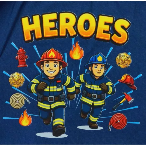 Tűzoltós ovis zsák (Heroes)
