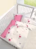Flamingós ovis ágynemű (szív)