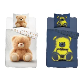 Foszoreszkáló Teddy maci ágynemű