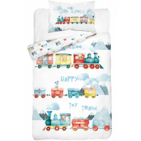 Vonatos ovis ágynemű (happy toy train)