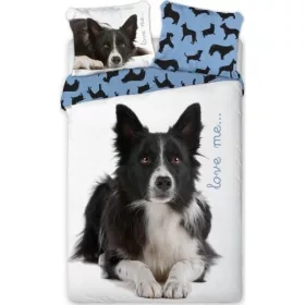 Border collie ágynemű (love me)
