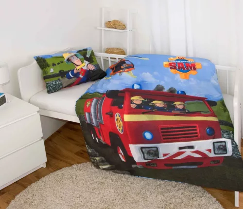 Sam a tűzoltó ovis ágynemű szett (tűzoltóautós)