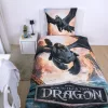 Dragons pamut ágyneműhuzat szett 135x200 + 80x80 cm – Így neveld a sárkányodat , Hablaty