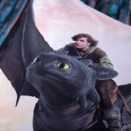 Dragons pamut ágyneműhuzat szett 135x200 + 80x80 cm – Így neveld a sárkányodat , Hablaty