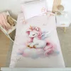 Unikornis ovis ágynemű  pamut 100x135+40x60 cm