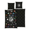 NFL ágyneműhuzat 135x200 cm 80x80 cm 100% pamut minden NFL csapat logójával