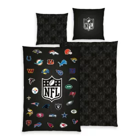 NFL ágyneműhuzat 135x200 cm 80x80 cm 100% pamut minden NFL csapat logójával
