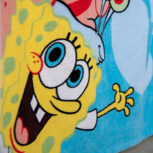SpongeBob törölköző 75x150 cm – 100% pamut, OEKO-TEX
