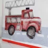  Tűzoltós tárolódoboz 30x30x30 cm