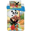 Bing és barátai mintás ovis ágynemű panda figurával 100x135 cm paplanhuzat 40x60 cm párnahuzat 100% pamut