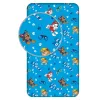 Mancs őrjárat gumis lepedő 90x200 cm 100% pamut Paw Patrol mintával