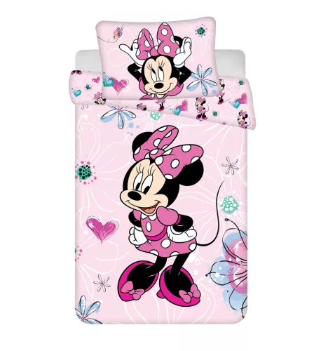 Minnie egér ovis ágynemű szett (flowers2)