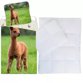 Láma ovis ágyneműhuzat szett paplannal és párnával – 100x135+40x60 cm