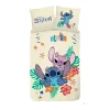 Stitch ágyneműhuzat szett – 100x135 + 40x60 cm, 100% pamut, kétoldalas, világít a sötétben, Disney Aloha mintás