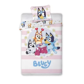 Bluey ovis ágynemű 100x135+40x60 cm 100% pamut