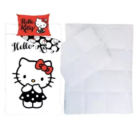 Hello Kitty ovis ágynemű paplan párnával 100x135+40x60 cm