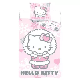 Hello Kitty ovis ágynemű 100x135+40x60 cm 100% pamut