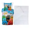 Lego Ninjago ovis ágynemű paplan párnával 100x135+40x60 cm
