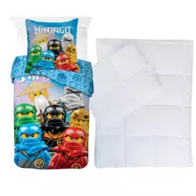 Lego Ninjago ovis ágynemű paplan párnával 100x135+40x60 cm