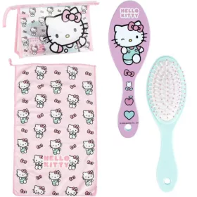 Hello Kitty tisztasági csomag gyerekeknek – Hello Kitty utazószett hajkefével