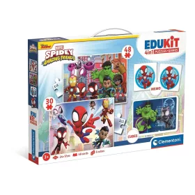 Clementoni Spidey Pókember 4 az 1-ben puzzle és memóriajáték gyerekeknek