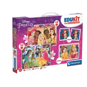 Disney Hercegnők 4 az 1-ben játékgyűjtemény puzzle és memóriajáték
