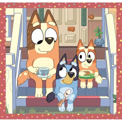 Bluey ovis puzzle 3x48 db – fejlesztő kirakó 4–6 éves gyerekeknek