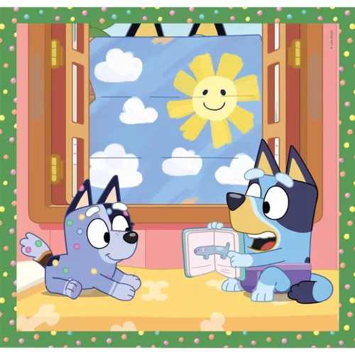 Bluey ovis puzzle 3x48 db – fejlesztő kirakó 4–6 éves gyerekeknek