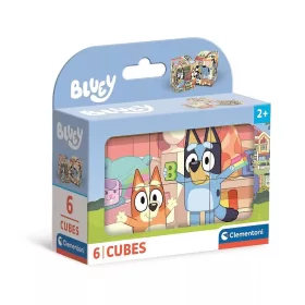 Bluey mesekocka 6 db-os puzzle 2 éves kortól Clementoni fejlesztő játék