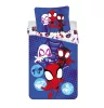 Spidey ágynemű 140x200+70x90 cm – Spidey mintás gyerek ágyneműhuzat 100% pamutból