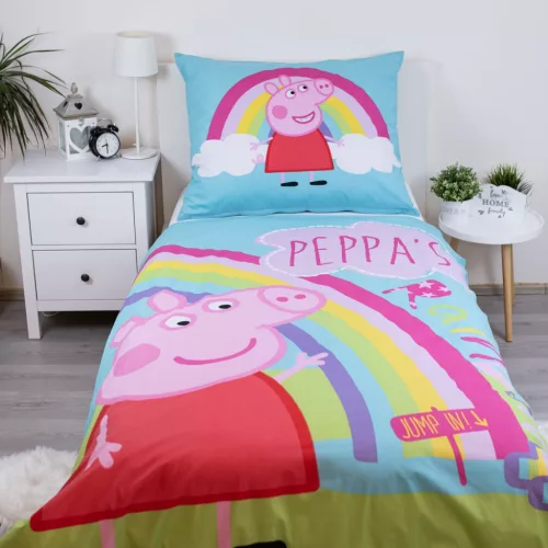 Peppa malac ágynemű 140x200+70x90 cm 100%pamut