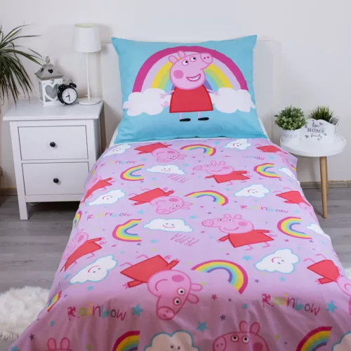 Peppa malac ágynemű 140x200+70x90 cm 100%pamut