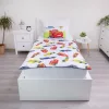 Verdák ovis ágynemű 100x135+40x60 cm, 100% pamut, a hozzávaló paplan és párna szettben